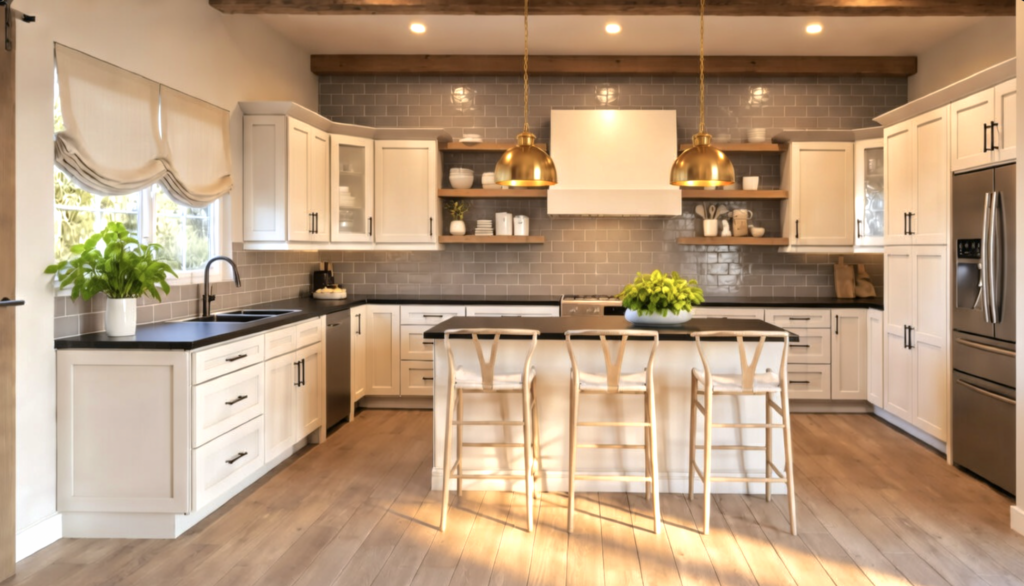 linen white kitchen renovation falls church virginia