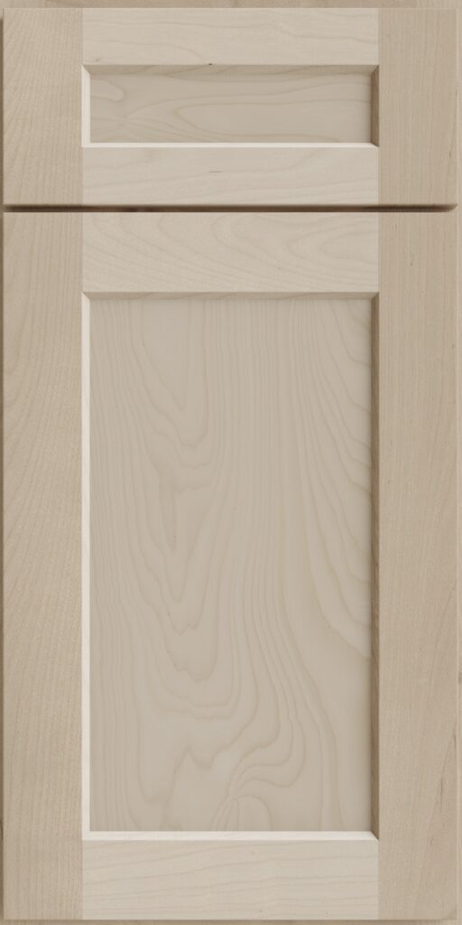 Unfinished shaker door for custom color choices